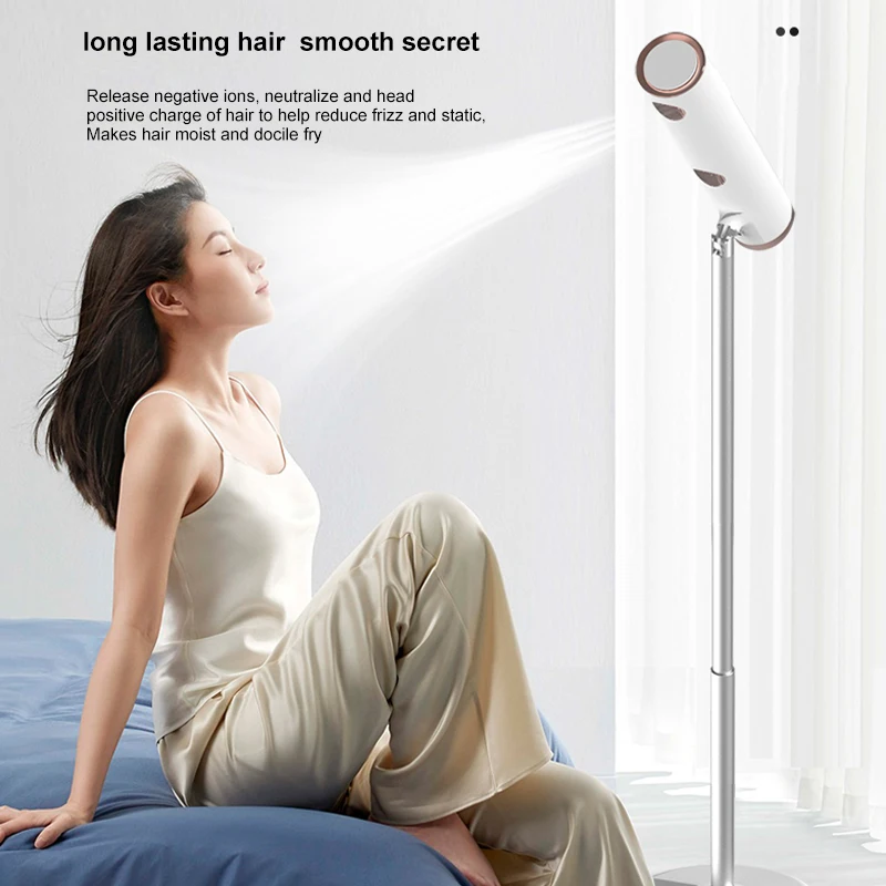 Professional High-power Quick Drying Hands Free Hair Blower Adjustable Negative Ions Vertical Fast Hair Drying Machine