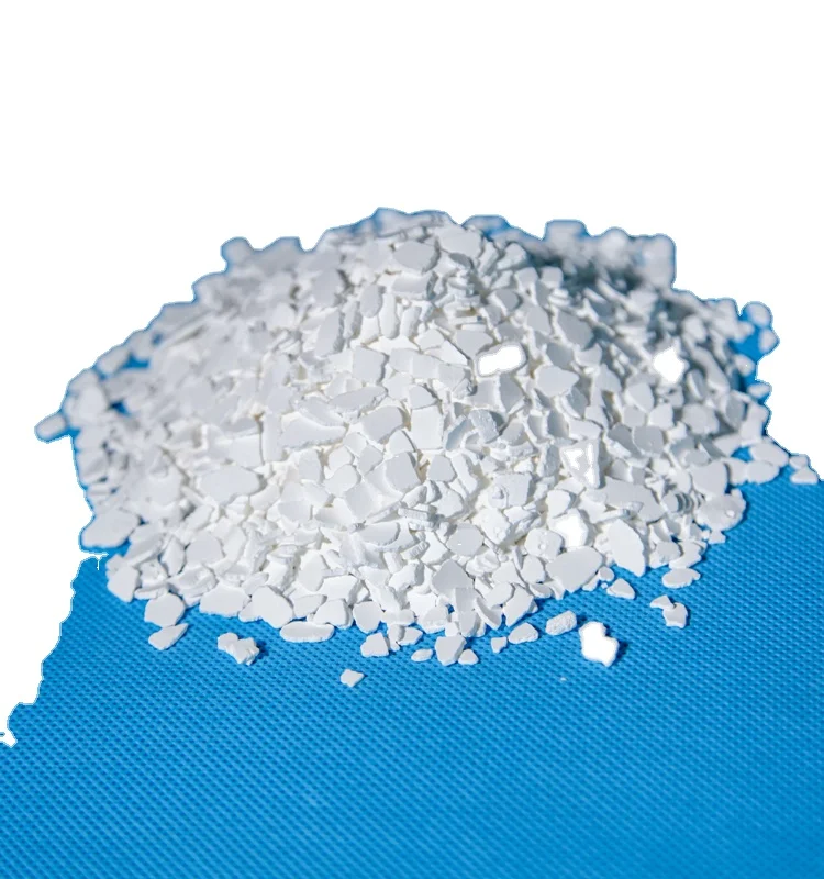 Food grade  calcium chloride dihydrate 74% white flake CaCl2  flake 74%