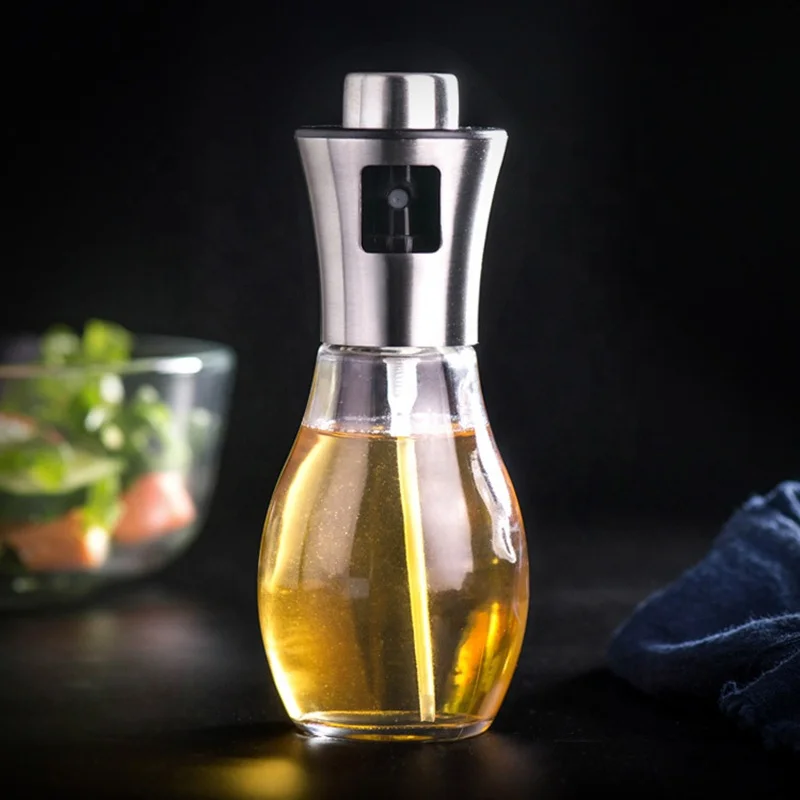 
6.7 oz Versatile Glass Oil Sprayer 200ml Oil Spray Bottle for Cooking Baking Roasting Grilling 