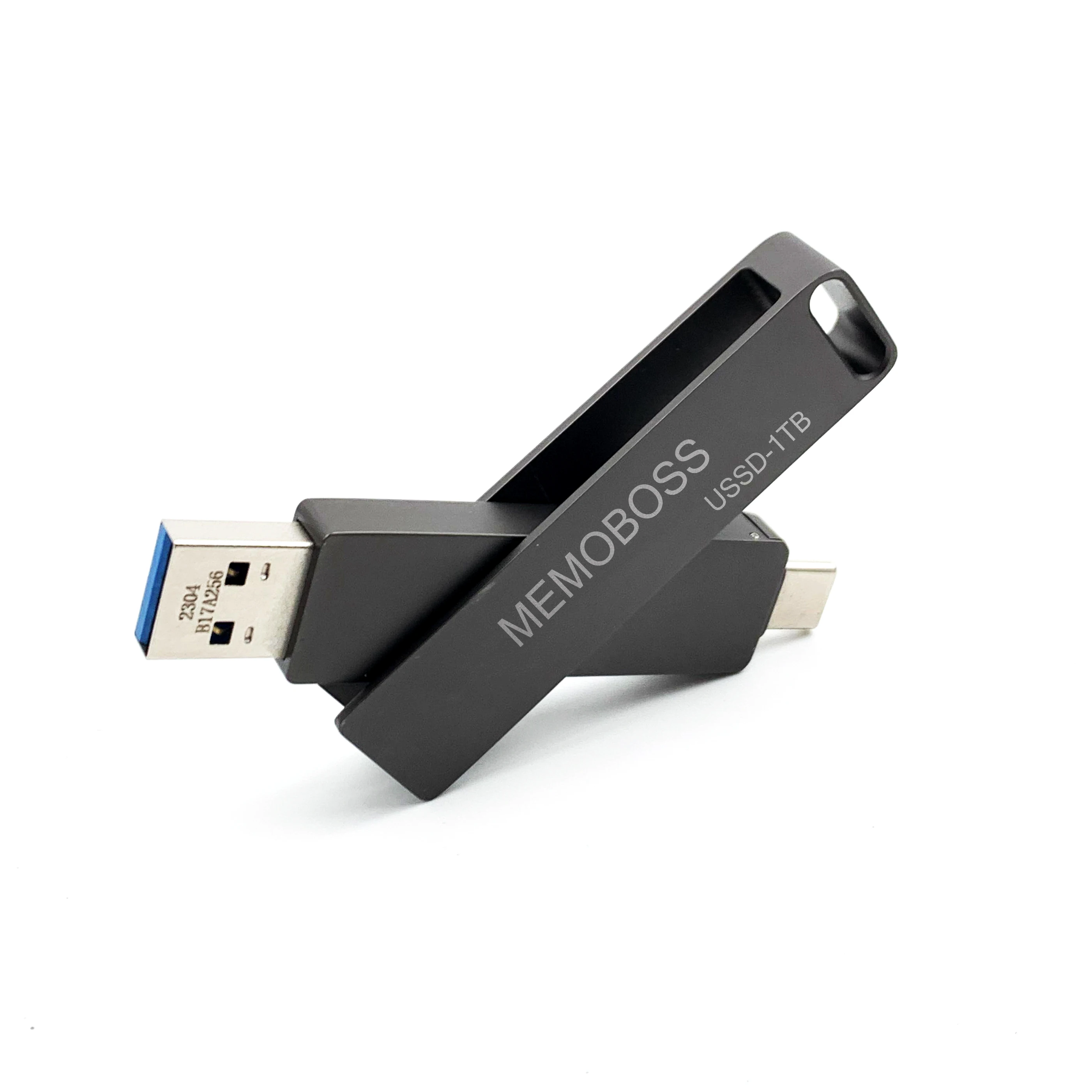 USB+Type C External SSD Thumb Drive 400MB/s-560MB/s Super Speed Flash Drive,USB 3.2 Solid State U-SSD