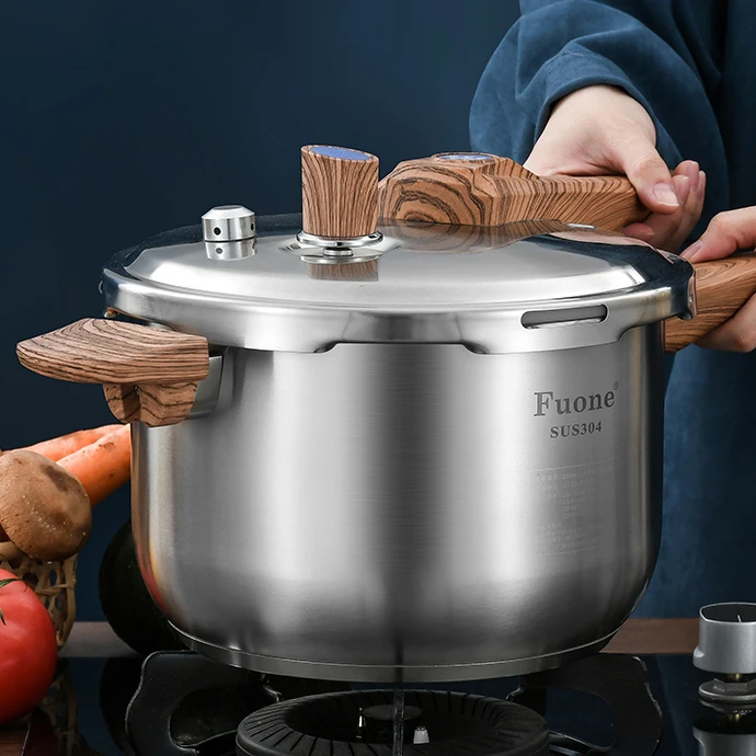 Прямая поставка большая кастрюля для мгновенного приготовления индукционная плита скороварка из нержавеющей