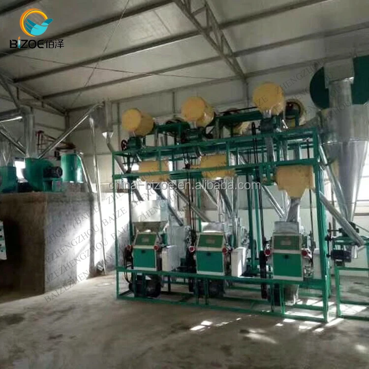 30 tons corn milling plant maize flour processing machine price in Kenya