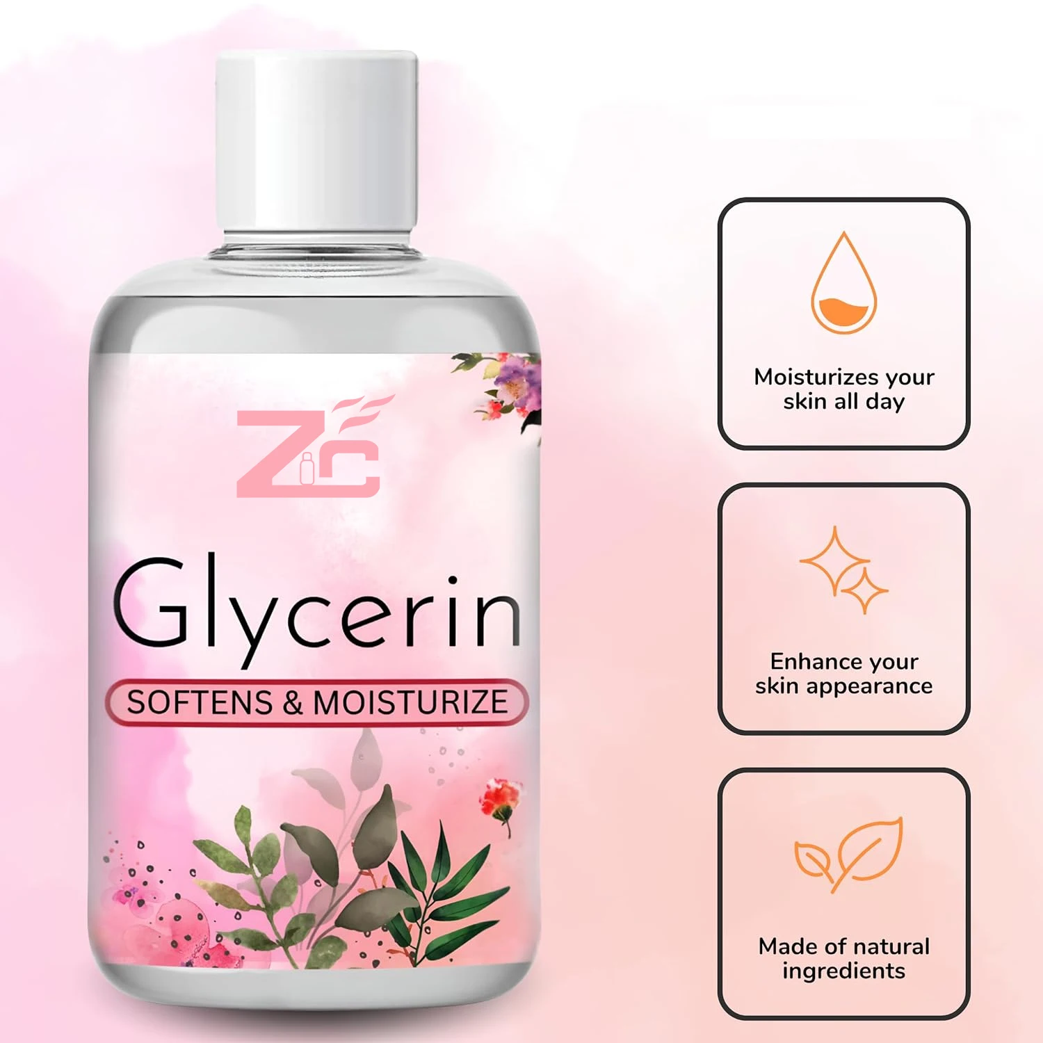 Manufacturer Wholesale Bulk Customized Glycerine Oil Private Label 100% P natural Organic Glycerine for Cosmetic