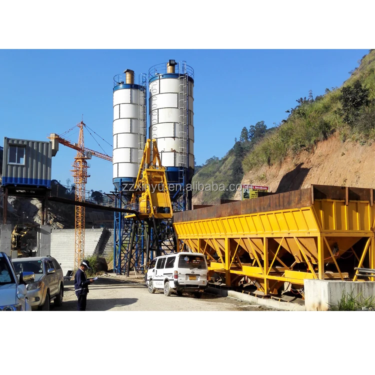 Hzs 75 Large Capacity Ready Mix Concrete Batching Plant with Control System for Sale