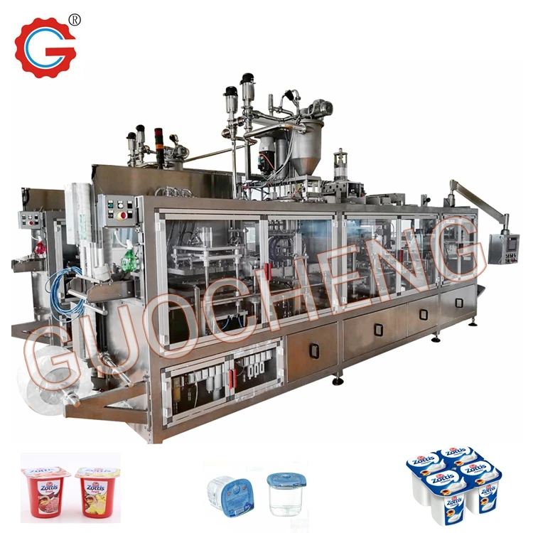 Dairy Milk Yogurt Processing Machines Automatic Filling Sealing Machines