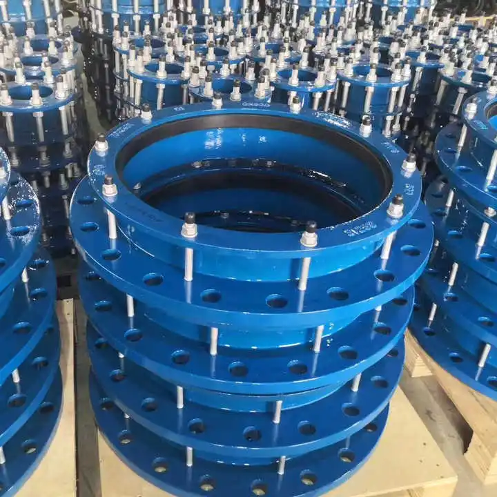 PN10/PN16 Dismantling Double Flange Insert Joint Ductile Iron Flange Adapter