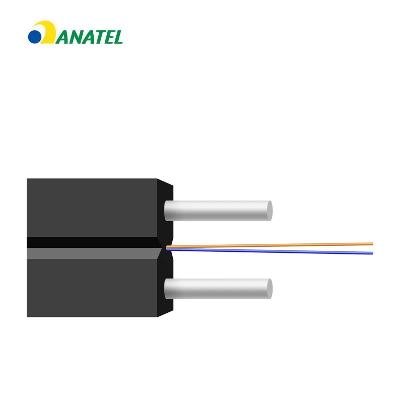  Наружный кабель связи телефонный оптоволоконный плоский 1fo Ftth 1000