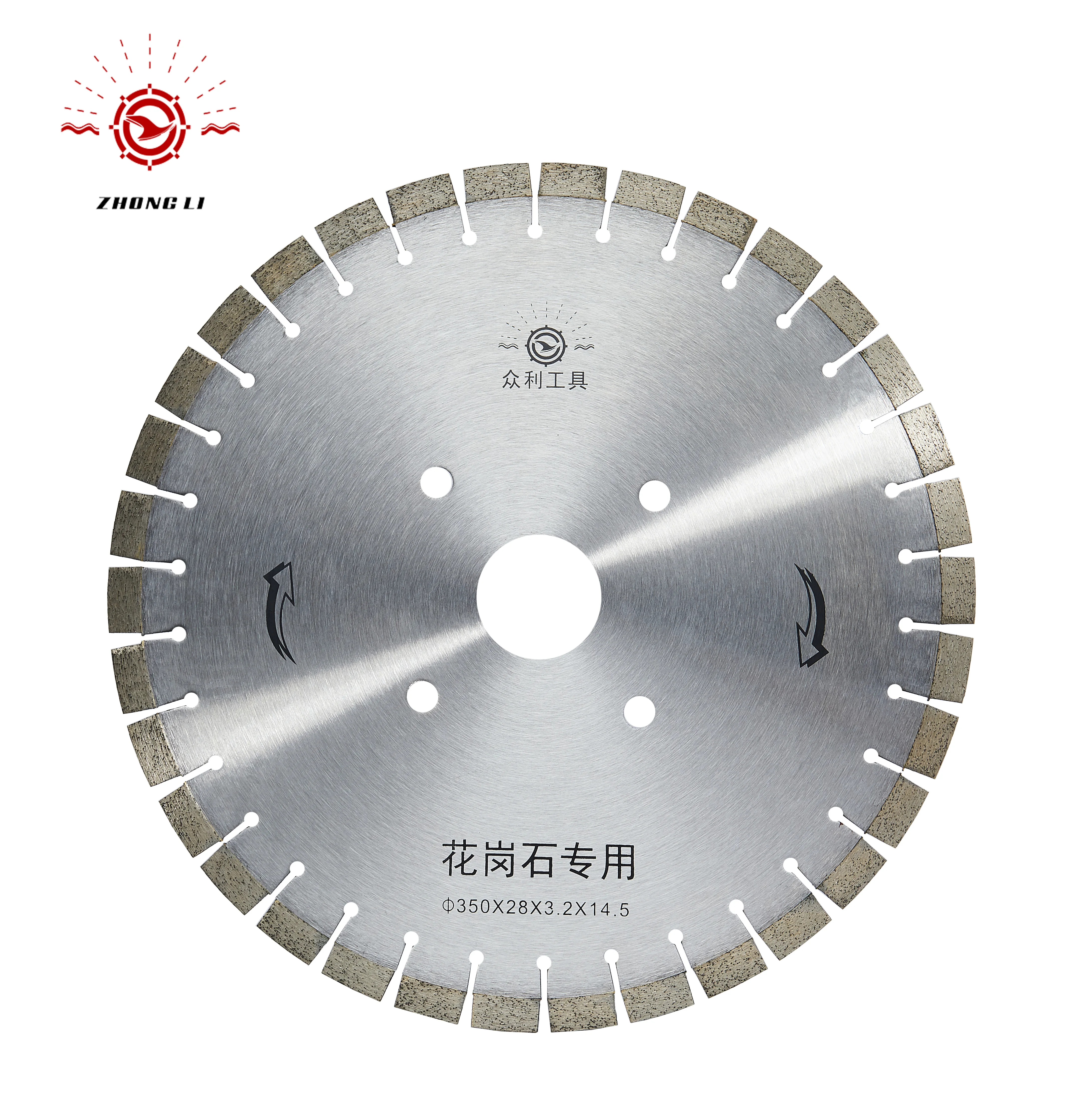 Алмазное лезвие для резки гранита, 350 мм, 14 дюймов, режущий инструмент для мрамора