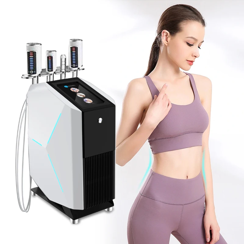 Hot sale USA 4 handle EMS fat reduce body shape Promote lymphatic drainage large Rotary massage true flex slimming machine