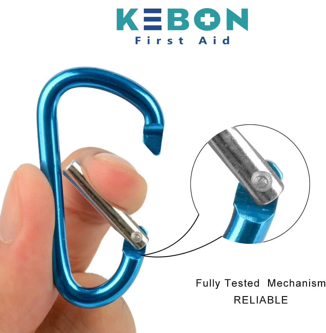 24pcs Aluminum Carabiner  Small Keychain Carabiner Clip Set Outdoor Camping Mini Lock Snap Hooks Spring Link Key Chain Durable