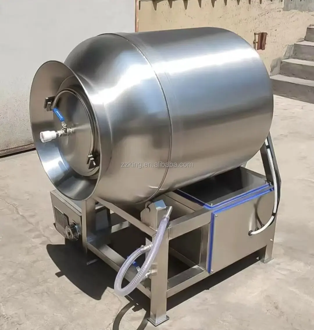 High output vacuum tumbler marinator hydraulic tumbling machine vacuum chicken marinade roll kneading machine