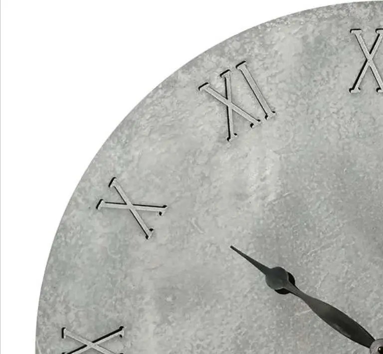 Fuzhou custom manufacture vintage distressed wooden wall clock