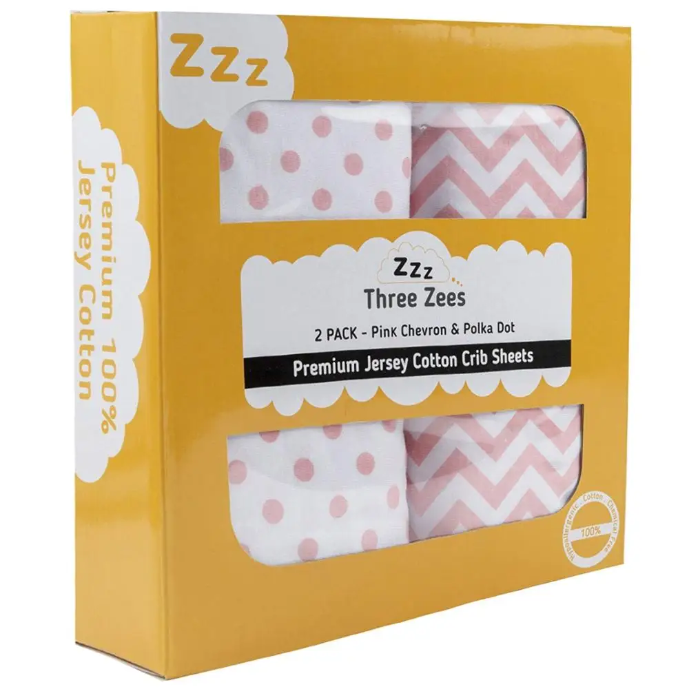 Top Seller Hot Products Baby Crib Bed Fitted Sheet Set Super Soft 100% Jersey Cotton Fabric With  Lovely Printed