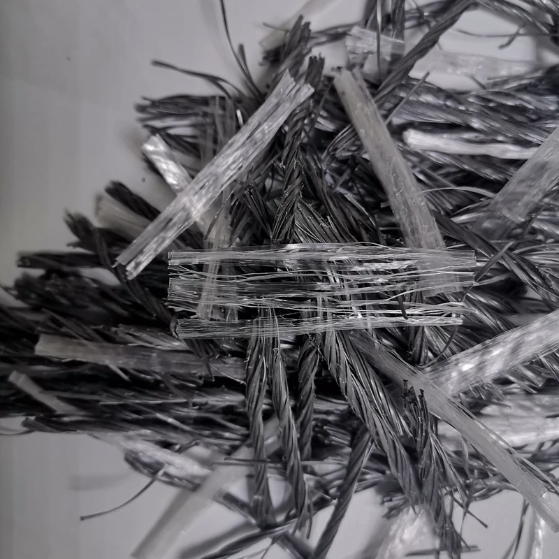 Bundle Polypropylene twisted fiber for structural concrete reinforcement Synthetic macro fibers