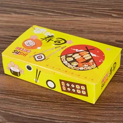 Accept Custom Order and Recycled Material Feature Paper Sushi Box
