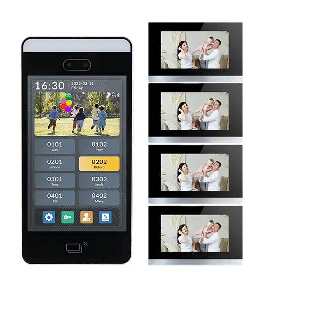 Sip Ip App Audio Video Door Phone Intercom Ethernet Smart Wifi Tuya Video Doorbell Waterproof With Unlock Function