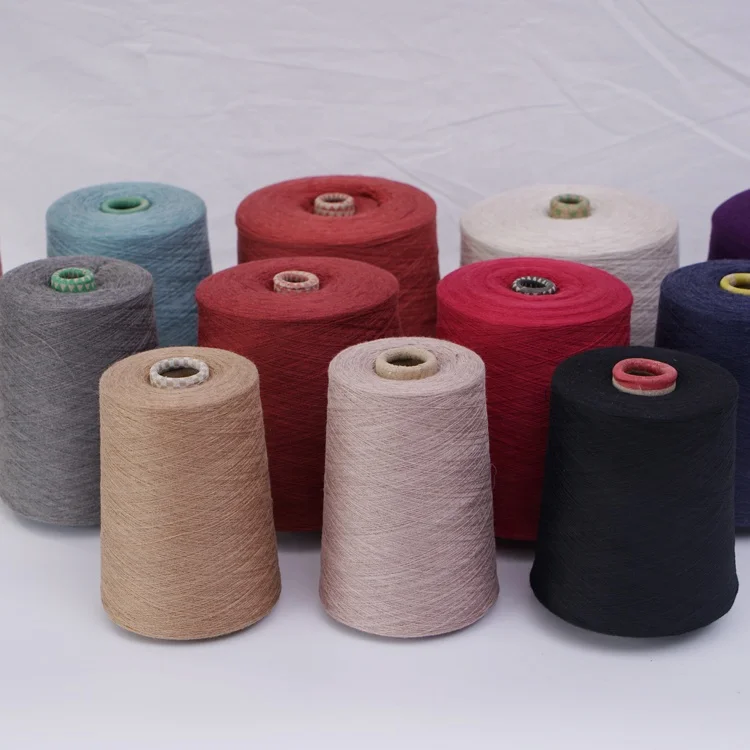 Factory wholesale 28NM Wool Silk Blended  Yarn