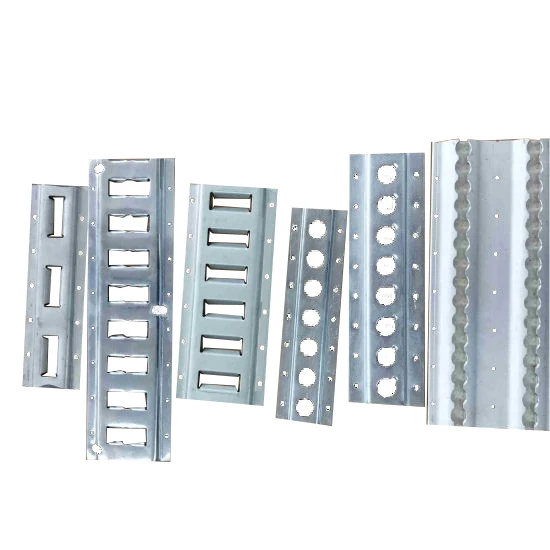 Manufacture factory direct supply  custom powder coated vertical E-track trailer tie e track rails