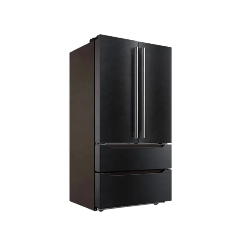 22 5 храповой черный дверные ручки из нержавеющей стали No Frost французская дверь бок