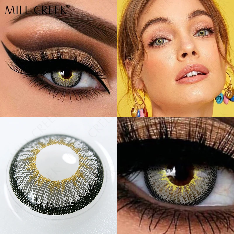 Mill creek 2023 new natural contact lens anime colored eye 14.5 mm  diameter  contact lens
