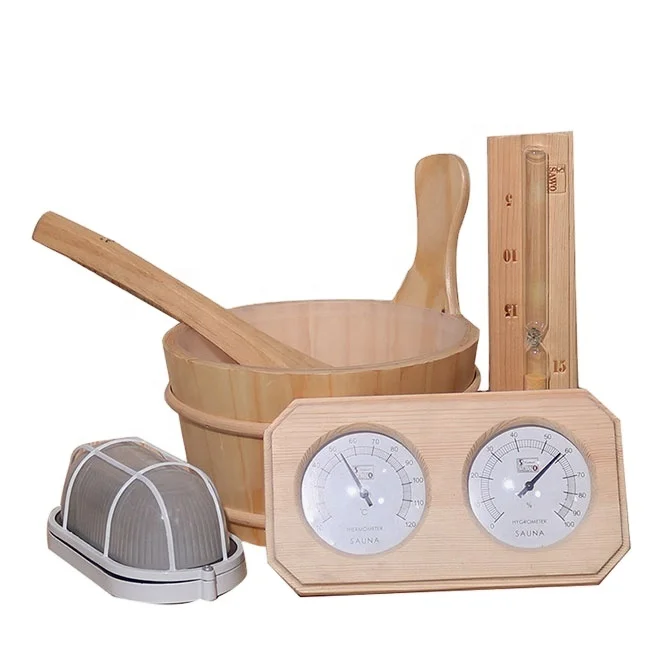 Guangzhou wholesale price sauna equipment sauna accessories 4L wooden sauna bucket