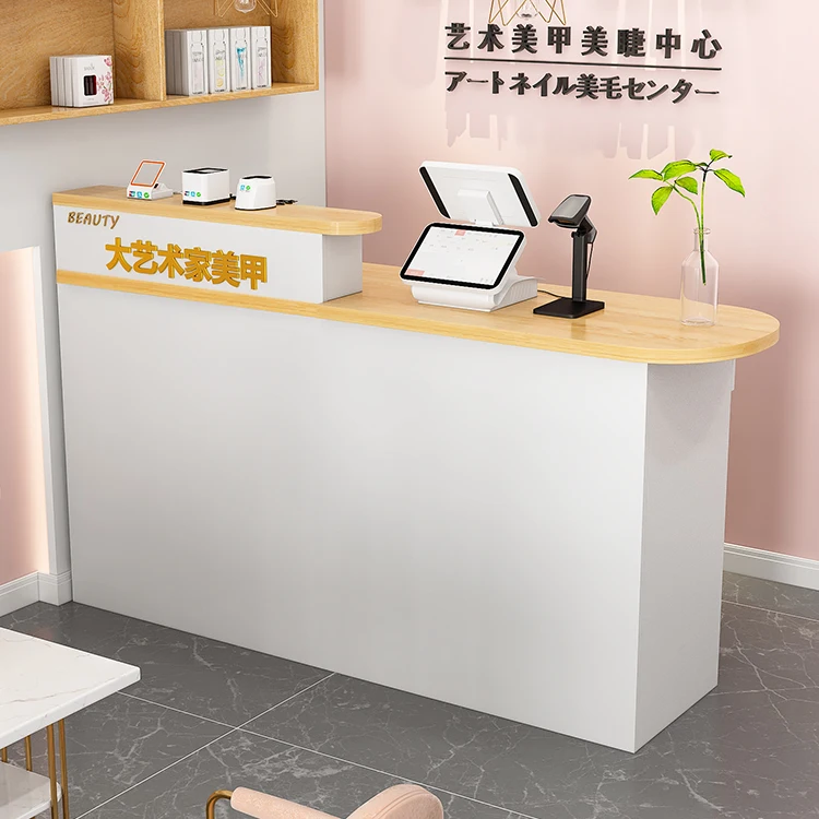 Cashier Desk Table Reception Counter Retail Shop and Supermarket Equipment