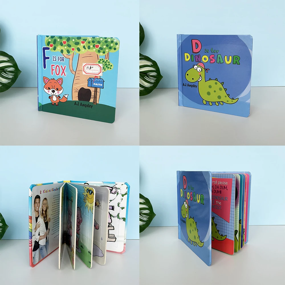 Custom Printing Music Sound Book Kids Early Education Electronic Reading Audio Board Sound Book With Processing