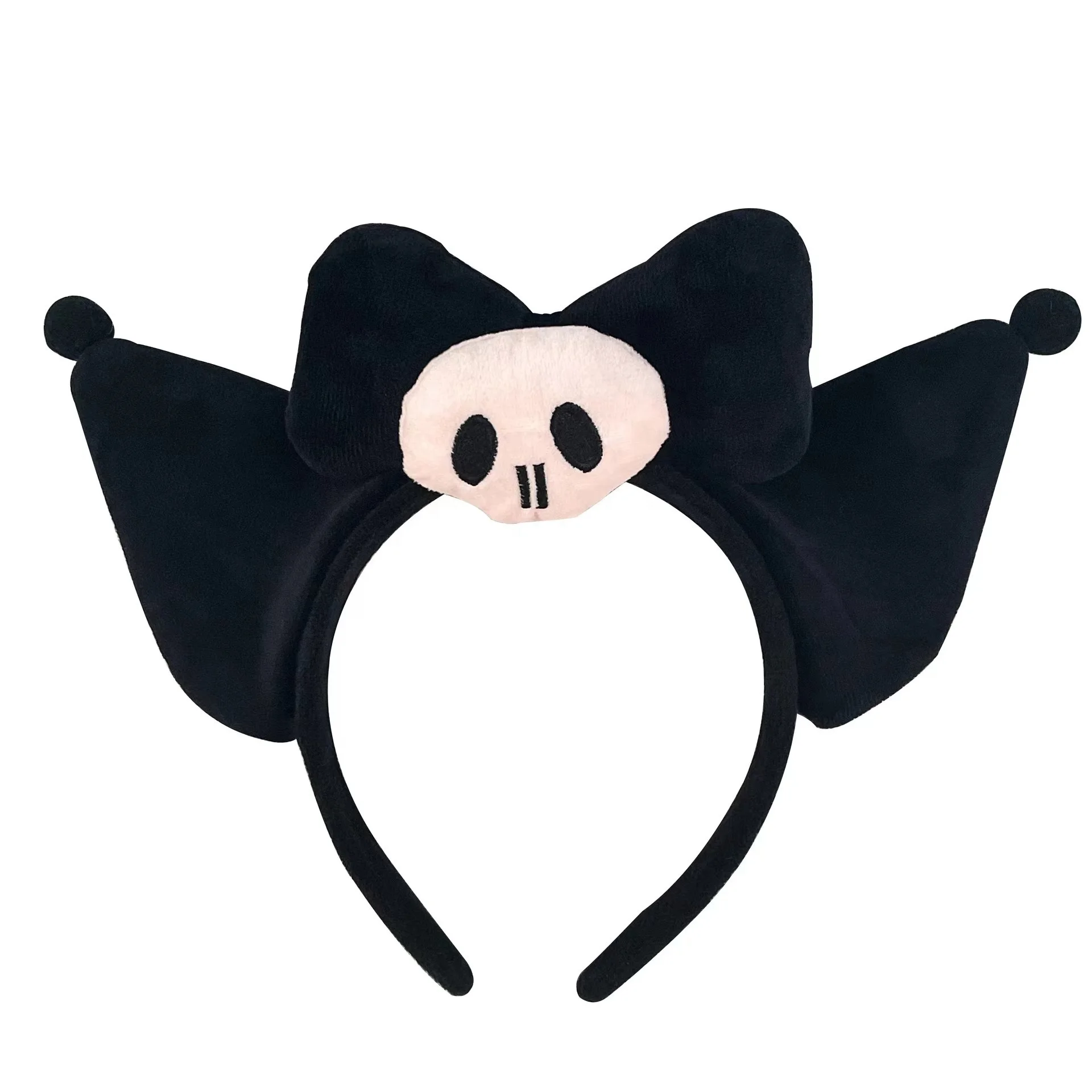 Cartoon Costume Cosplay Cat Ears Headband Bows Lace Ribbonsm Kuromi Headwear M-533