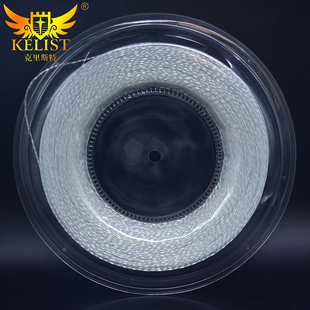 Factory Big Promotion Silver  Monofilament 1.35mm 200m Nylon Tennis String Reel