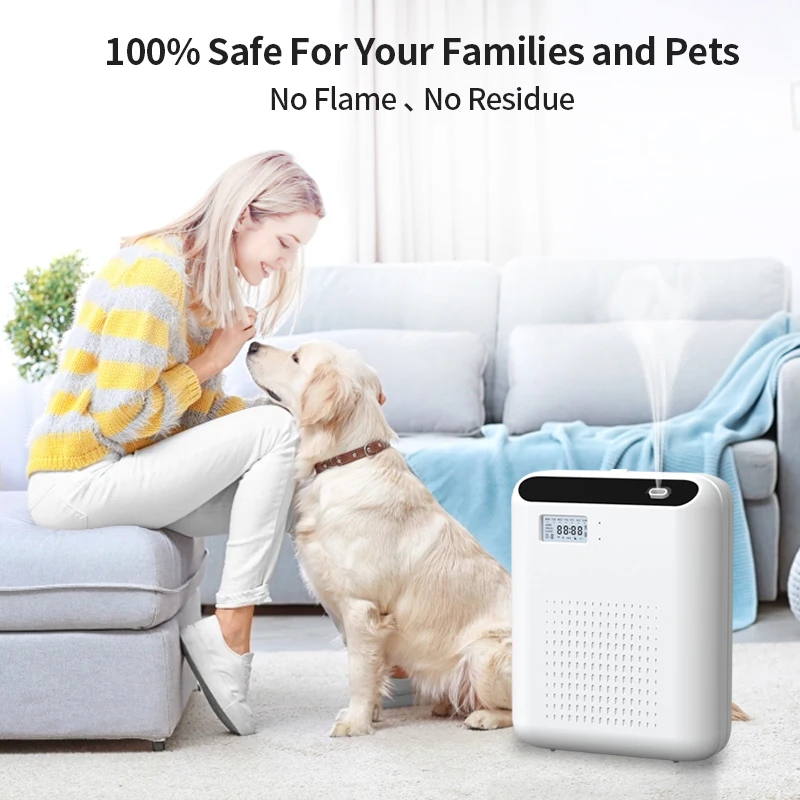 Trends 2025 Essential Oil Diffuser Waterless Nebulizer hvac Intelligent 500ml Wall Mount Toilet Aroma Diffuser