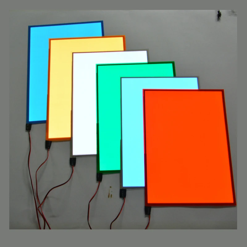 EL backlight sheet LED light panel Decorative Light panel Customizable ambient lighting Factory direct price