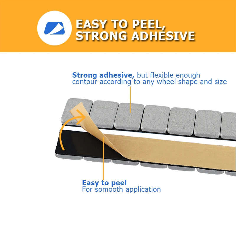 
Adhesive tape Wheel Balancing Weights 1/4OZ In Steel Hot selling High quality wheel accessories made in Siming 