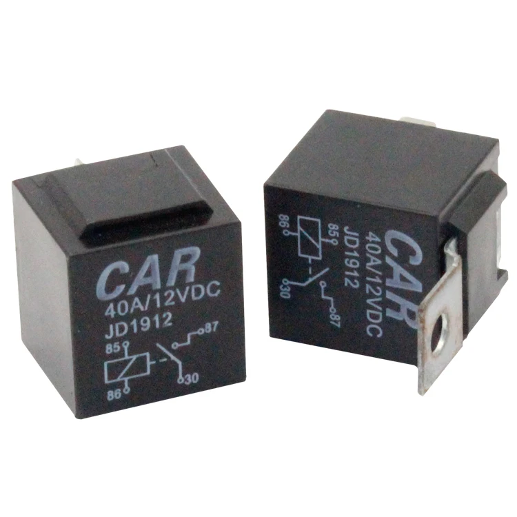 Car Electrical Relay Mini 12V 24V 40A 4pin 5pin car relay JD1912 JD1914 Auto Relay