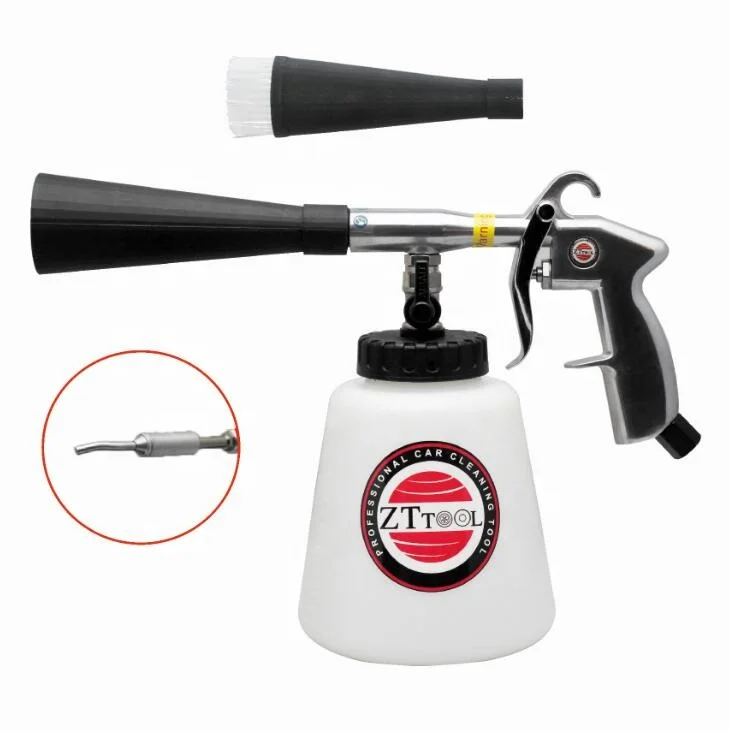Kanzo Pneumatic Pressure Cleaning air Water Spray Gun with Tornador Bearing and Plastic Rotation Set