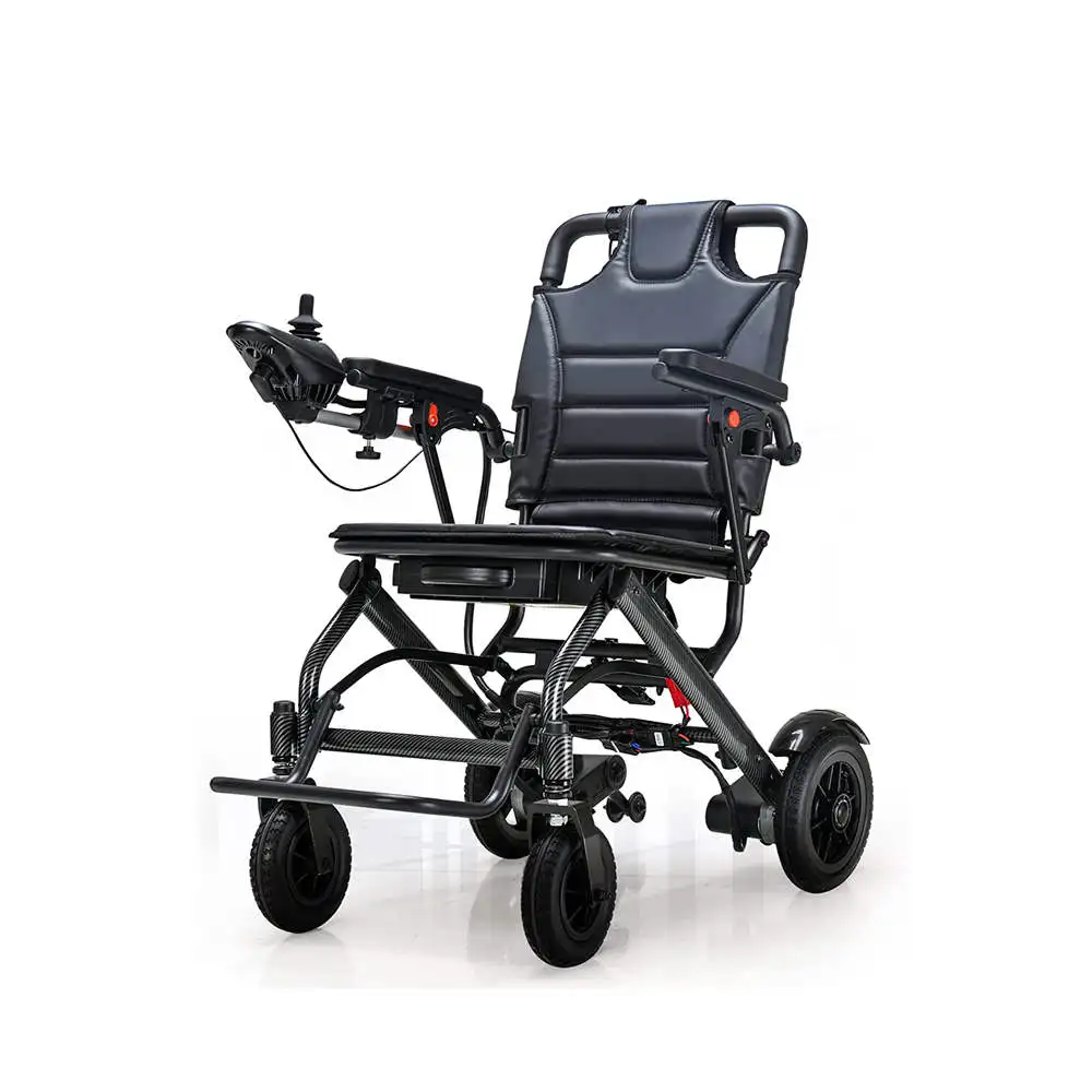 High Quality Cheap Price Aluminium Foldable Electric Wheelchair Motorized Power Wheelchairs for Elderly People