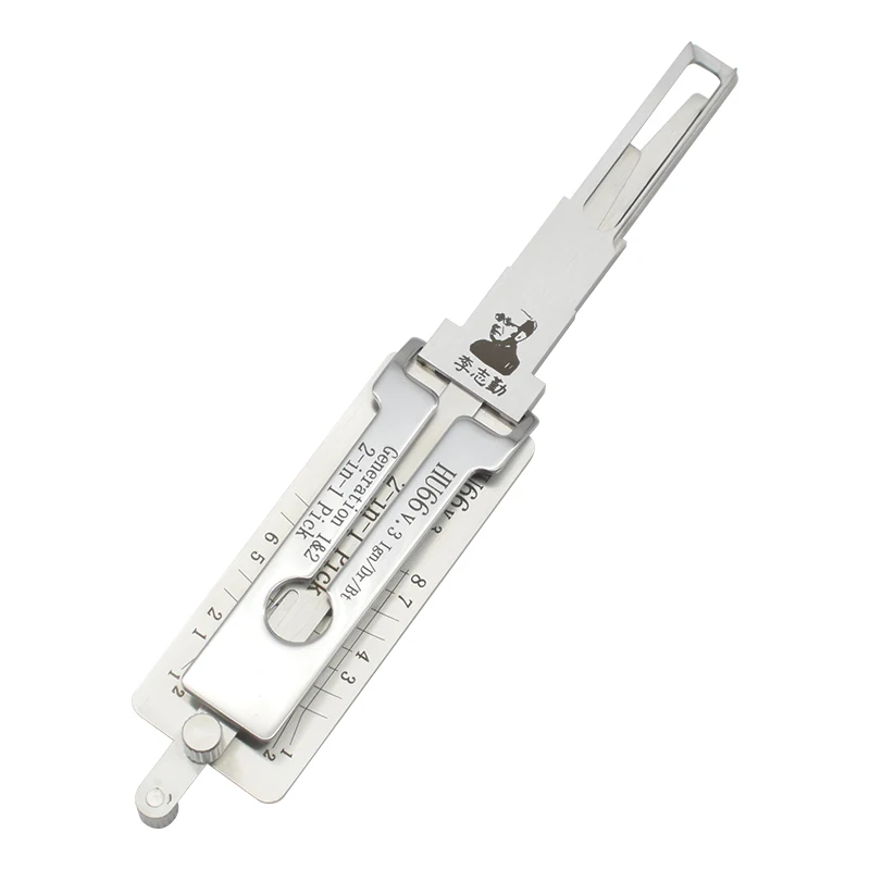  lishi locksmith tools HU66 V.3 2 in 1 auto lock pick and decoder lockpicks car Key Reader