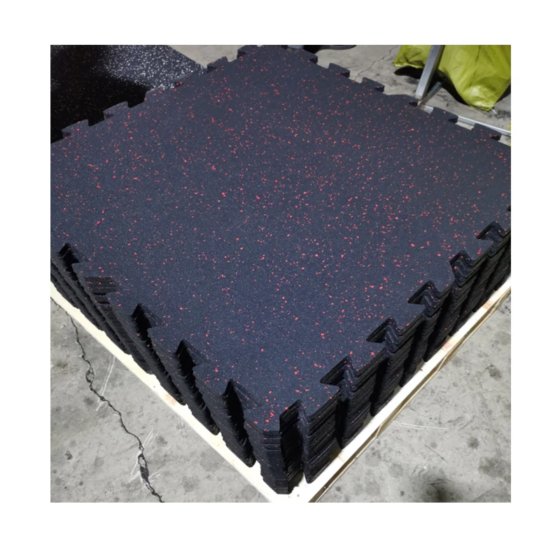 Factory Price Shock Absorbing interlocked Gym Rubber Floor Mat