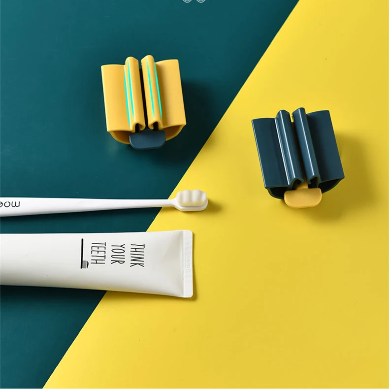 Диспенсер для зубной пасты, выдавливатель для очищения лица с зажимами, ручной выдавливатель для зубной пасты