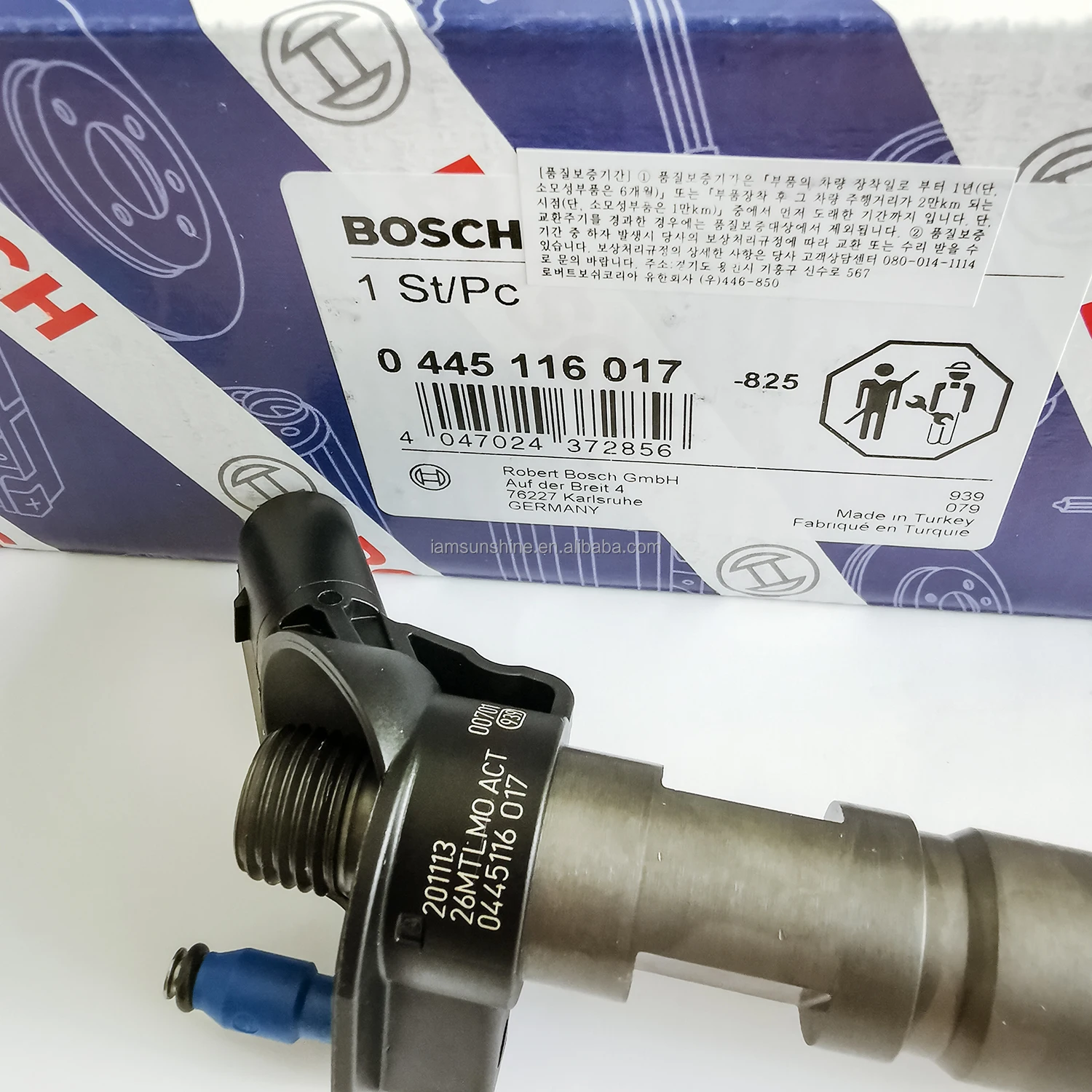 Original diesel fuel piezo injector 0445116017 0445116018 common rail piezo injector 33800-2F000 31272690 338002F000