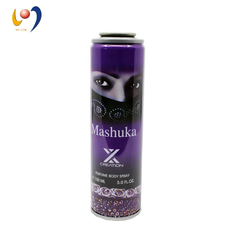 Guangzhou Can Manufacturer  body spray empty can Aerosol Tin Cans for Deodorant Body Spray
