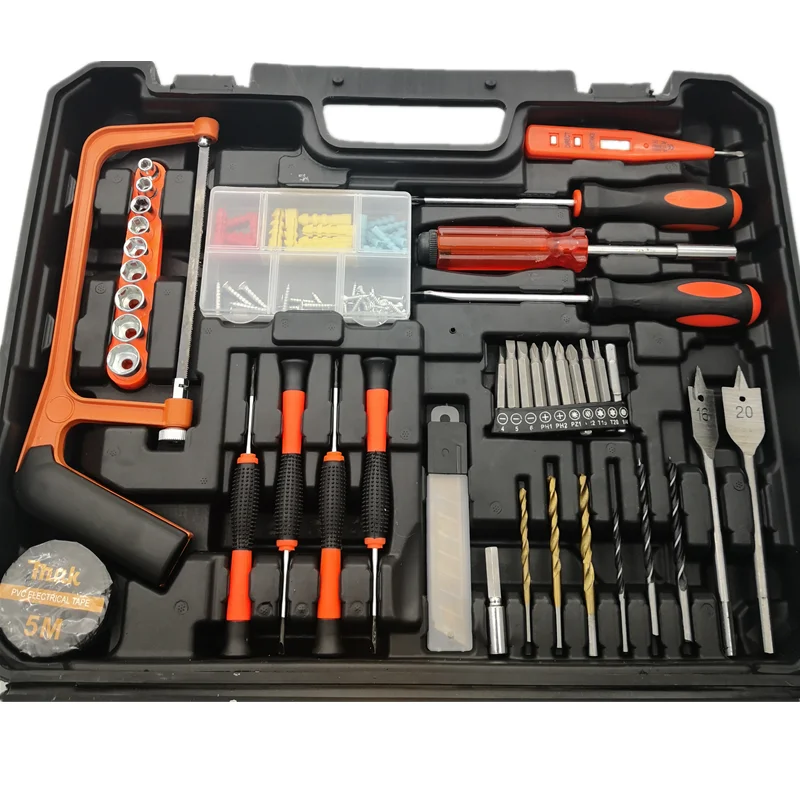 128PC Combo Toolset  Powerful Impact Drill set 28V Electric Toolset Ferramentas Eletricas Cordless Drill