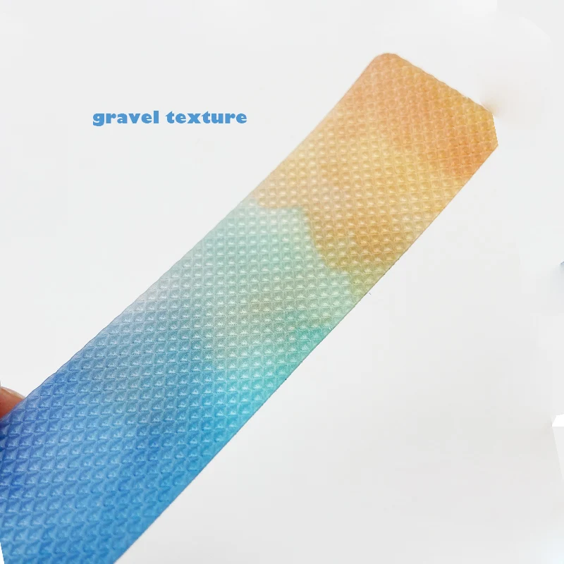 Custom Textured Sensory Adhesive Anxiety Tactile Textured Sensory Rough Stickers Vinyl Die Cut Anti-stress Strips Stickers