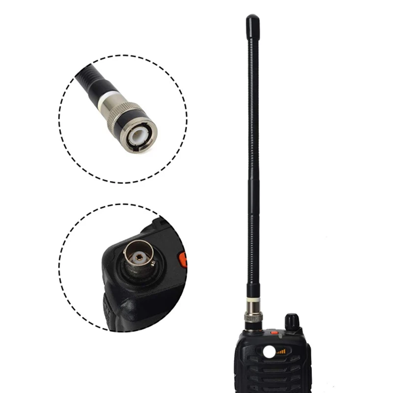 27Mhz with BNC Connector Compatible Cobras Midland Uniden Handheld 2.15dBi CB Radio Portable CB Antenna