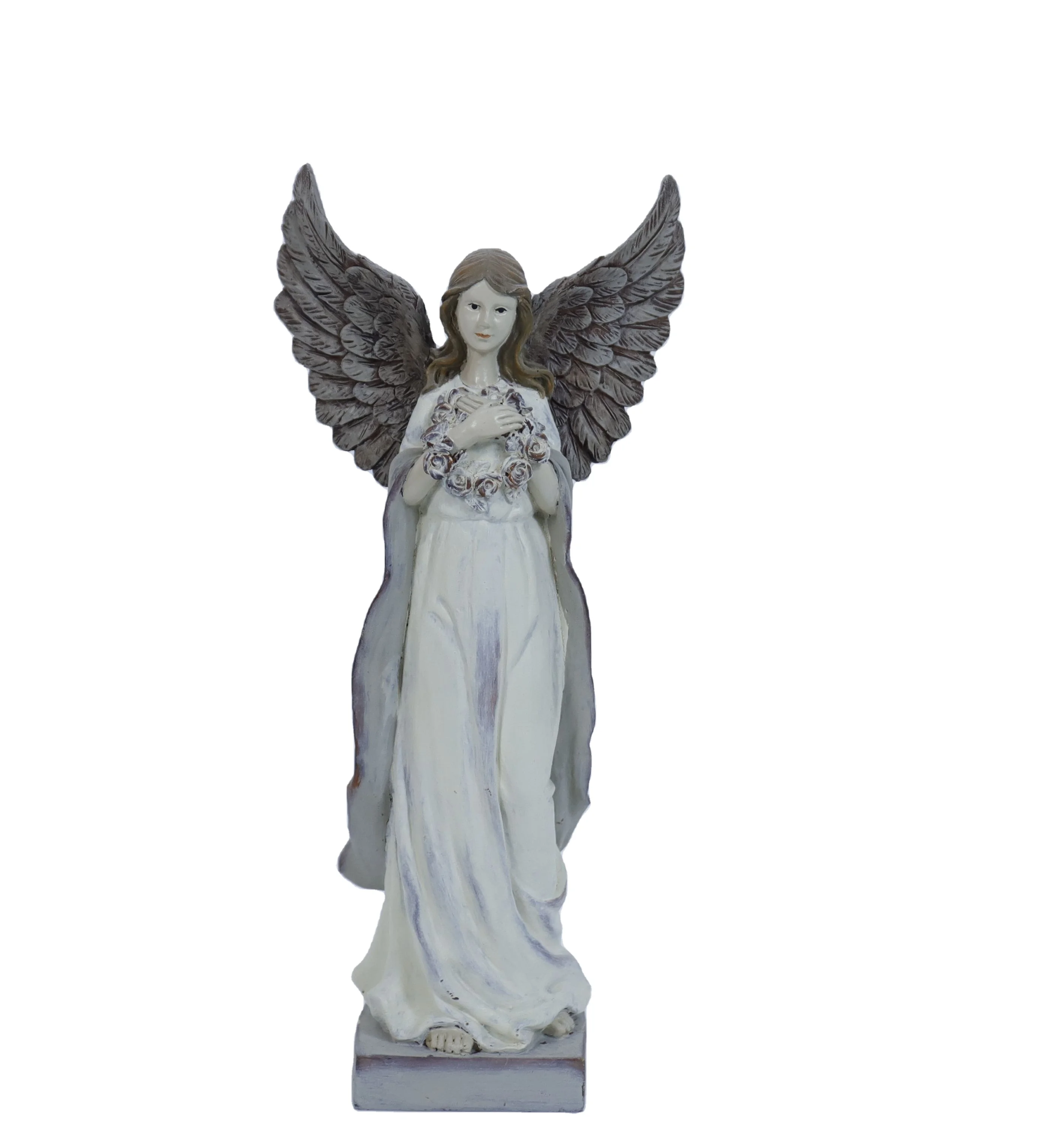 Factory wholesale goddess sculpture direct custom exquisite angel garden statues resin