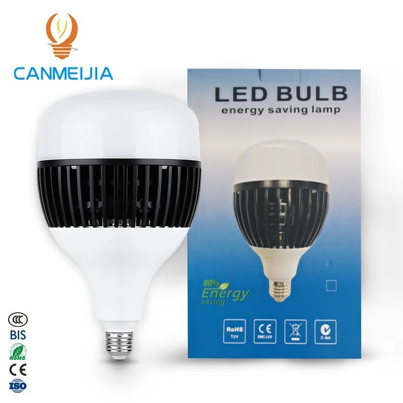 50W 80W 100W 150W High power led bulb raw material 5730 SMD OEM/ODM led light bulb E27 led lamp cool white led bulb manufacturer