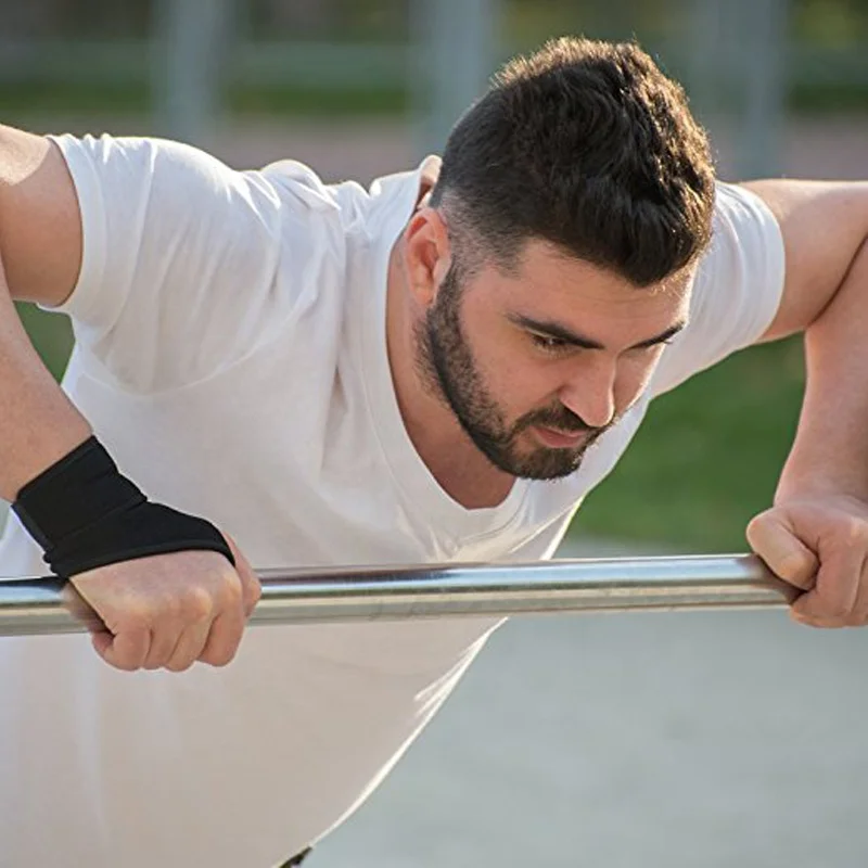 
gym weightlifting wrist wrap cross fit weight lifting fitness lifting sport neoprene stretch wrist support brace wraps OEM 