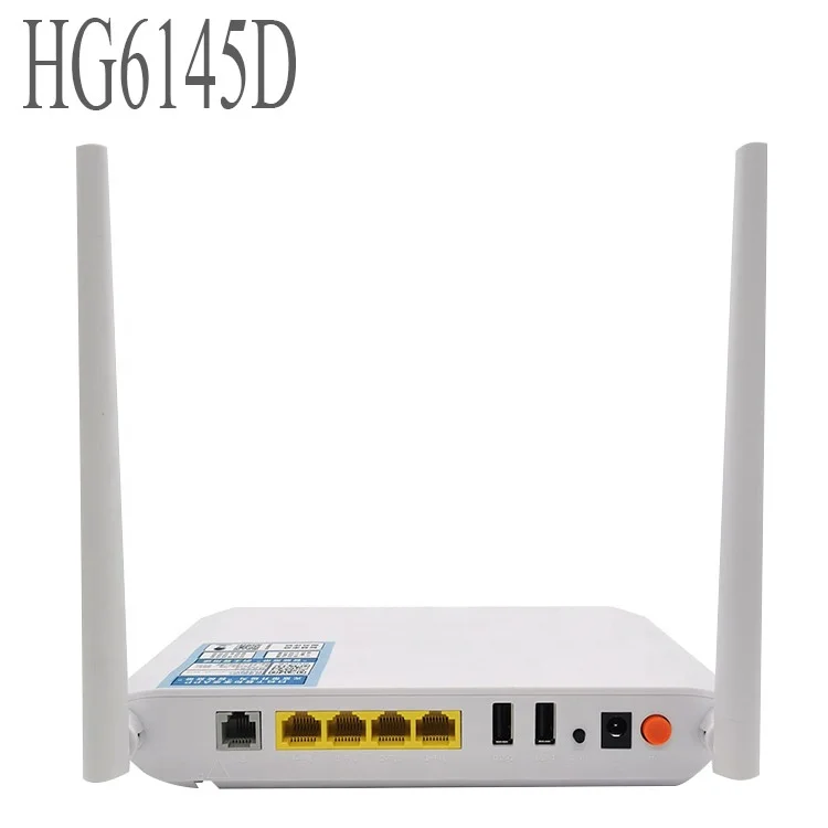Оптоволоконный модем FTTH GPON XPON ONT, двухдиапазонный роутер ONU ONT HG6145D 4GE + 1 поток + 2USB + AC Wifi 2,4G 5G 4GE GPON ONU
