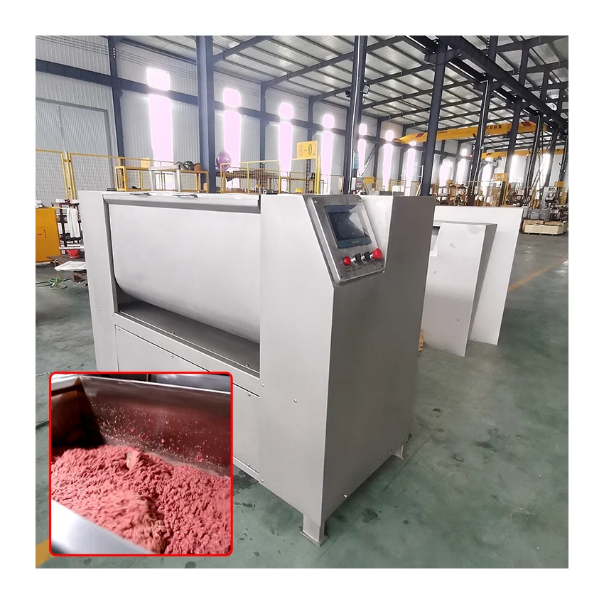 Automatic Industrial Commercial 100l 200l 400l 1000l Minced Food Sausage Blender Machine Meat Mixer Machine with Vacuum