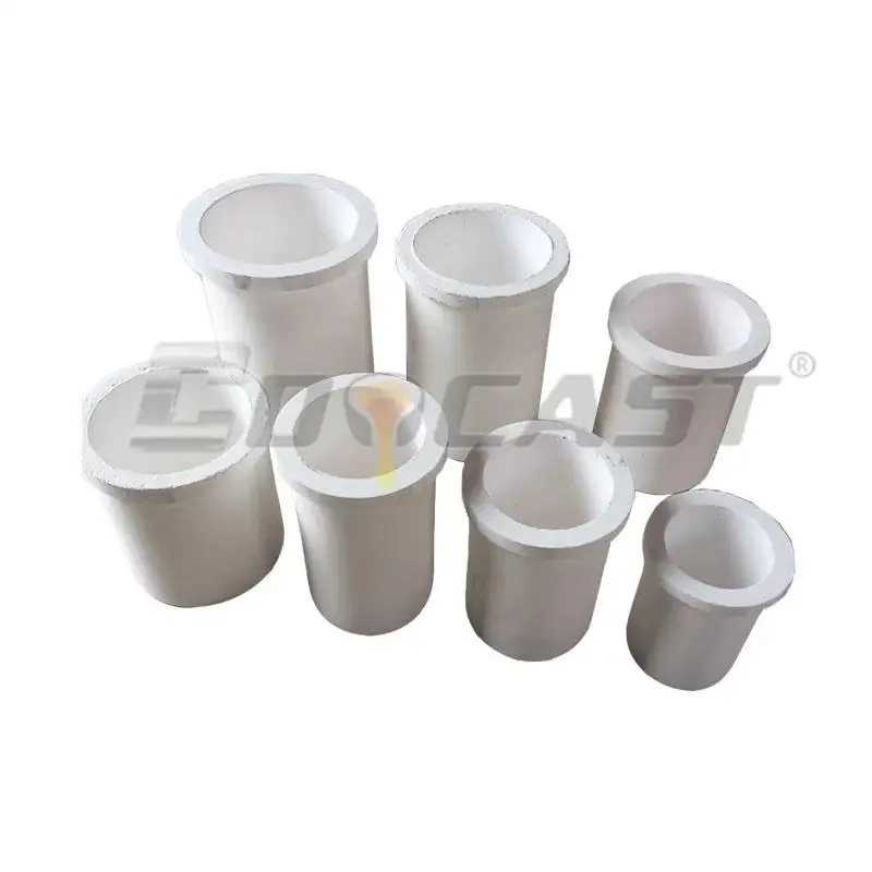 Customized High Purity 1-15KG Graphite Crucibles and Quartz Shield for Gold Silver Metal Melting Furnace