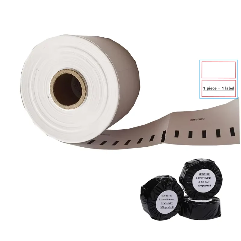 Термокарта Dymo S0929100 без клея Labelmanager Titreuse портативная маркерная бумага для этикеток Labelwriter 450 550